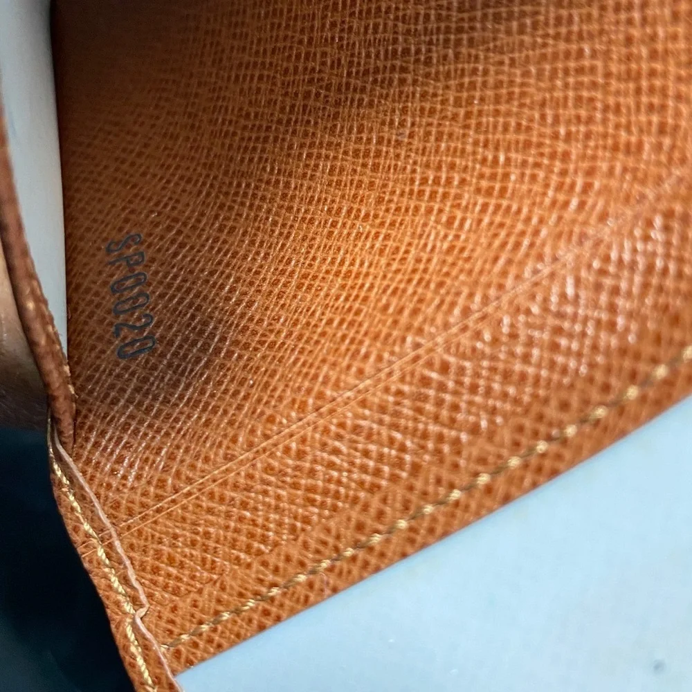 Authentic Louis Vuitton Tan Leather Card Holder